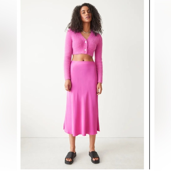 & OTHER STORIES A- Line Midi Skirt - Picture 1 of 8